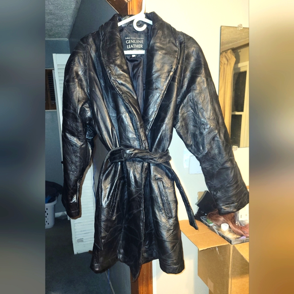 Genuine Leather Black Women's Jacket